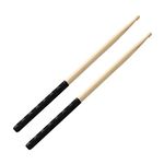 Musfunny Drumsticks ANTI-SLIP Handles for Drum Set, Wooden 5A Drum Sticks Exercise for Adults Musical Instrument Percussion Accessories