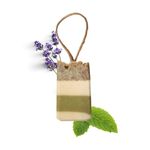 Matcha Mysteries Soap On A Rope, Handcrafted Vegan Soap, Nourishing Bathing Cleansers for All Skin Types, Zero Waste Travel Soap with Cocoa Butter and Almond Oil, 100g - The Natural Spa