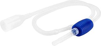 Aquarium Water Changer and Gravel Cleaning Siphon Pipe for Aquarium (White & Blue) by TEDTABBIES.