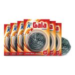 Gala Steel Scrubber Combo Set (Pack of 6)