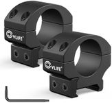 CVLIFE 1 Inch Scope Rings - Low Profile Precision Rifle Scope Mount for 20mm Picatinny Rails - 2 Pieces