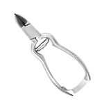 MEI DE MODA German Steel Heavy Duty Toenail Clippers - Trim Thick or Hard Toenails with Medical Grade High Carbon Stainless Steel Toenail Cutter - Professional Podiatrist Toenail Nipper (Silver)