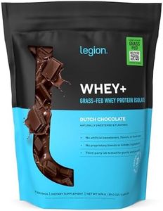 LEGION Whey Protein Powder Chocolate - Whey+ Isolate Protein Powder - Protein Isolate from Grass Fed Cows - Non-GMO, Lactose-Free, Sugar-Free Protein Powder Dietary Supplement (60 Servings)