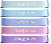 Yogi Bands by XNM Creations - Resistance Loop Exercise Fitness Workout Bands - Set of 5 - Pastel Colours