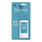 BLUE LIZARD Sensitive Mineral Sunscreen Stick - No Chemical Actives - SPF 50+, 0.5 Ounce