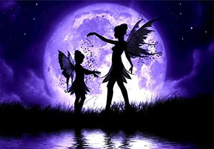 Puzzle 1000 Piezas para Adultos De Madera Niño Rompecabezas-Luna Mariposa Hada-Juego Casual De Arte DIY Juguetes Regalo Interesantes Amigo Familiar Adecuado