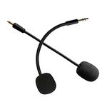 Microphone Boom Mic, AMYYMA 3.5 mm Turtle Beach Ear Force Gaming Headsets for Xbox One PS4 PC Computer Gaming Headphones, 2 PCS