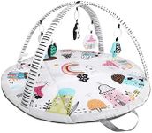 Ladida Montessori Baby Play mat 2 in 1, easily converts into a bag, transforms into a compact bag, indoor and outdoor playmat Activity play gym