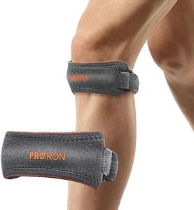 PROIRON Patella Knee Strap 2 Pack Adjustable Knee Braces for Knee Pain Patellar Tendon Stabilizer Band Hiking,Basketball, Running, Jumpers Knee, Tennis, Volleyball, Squats