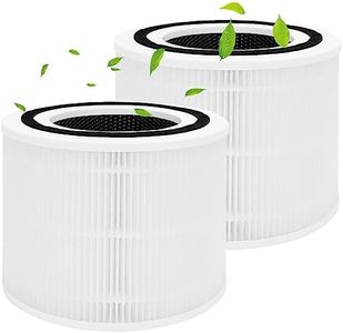 2 Pcs Core 300 Filtro de Repuesto, Filtro H13 HEPA para Purificador de Aire LEVOIT Core 300, Core 300-RF, Core 300S, Carbón Activado de Alta Eficiencia (Blanco)