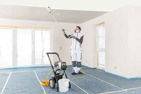WAGNER Power Painter 90 Cart – Electric Paint Sprayer for Large Projects