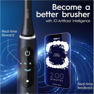 Oral-B iO8 Electric Toothbrush – Black Violet