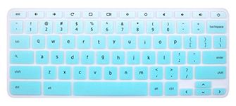 Keyboard Cover Skin Compatible for 11.6" Lenovo Chromebook C330, 11.6" Lenovo Flex 11 Chromebook, 11.6" Lenovo Chromebook N20 N21 N22 N23 100e 300e 500e, 14" Lenovo Chromebook N42 N42-20 - Ombre Mint