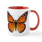 CafePress Monarch Butterfly Mugs 11 oz (325 ml) Ceramic Coffee Mug