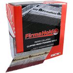 TIMCO CPLT90P FirmaHold Collated Clipped Head Nails - Trade Pack - Part Ring Shank - FirmaGalv + - 3.1-90mm - Box of 2200