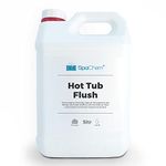 SpaChem Spa Hot Tub System Flush 5ltr, Hot Tub Pipe Flush Cleaner - breaks down and removes biofilm build up, dirt, oils, unpleasant smells from your internal hot tub pipes.