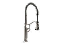 Kohler K-77515-Vs Tournant Semi-Professional Pull-Down Kitchen Sink Faucet, Brushed Stainless