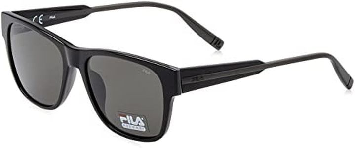 Fila SFI311 Gafas, Black Top+Grey, 54 Unisex Adulto
