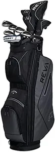 Callaway Women's REVA Complete Golf Set(Black, 11 Pieces (Long), Right Hand)