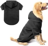 BINGPET Dog Hoodies - Fleece Lined Fall Dog Puppy Sweatshirt Soft Warm Sweater Winter Hooded Clothes for Small Medium Large Dogs & Cats