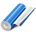 EPRCUT Blue Permanent Vinyl Roll, Glossy 12" x 50 FT Adhesive Vinyl, DIY Decals for Craft Cutter, Glossy Permanent Vinyl for All Cutting Machine