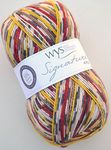 WYS BLUEFACED Leicester Wool/Sock Wool Signature 4ply Sock Yarn 840 - Goldfinch - 100 g Musterbildend with Blue Faced Leicester Wool by West Yorkshire Spinners Signature 4ply