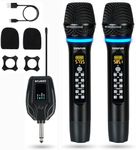 ZERFUN Dual Wireless Microphones Re