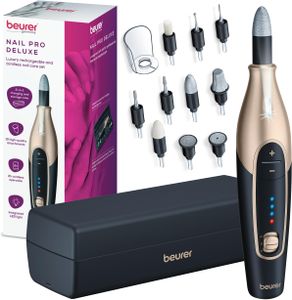 Beurer Manicure Pedicure Set – Black Electric Nail Care Kit
