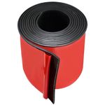 Rubber Strip Adhesive Neoprene Rubber Sheet 150mm(W) x3mm(T) x3m(L) Solid Rubber Rolls for DIY, Washers, Crafts, Pads, Flooring Protection, Supports, Seal Floor Covering, Leveling, Weather Seal