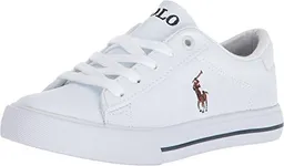 Polo Ralph Lauren Kids Easten (Little Kid) White Tumbled/Multi Pony Player 2 Little Kid M