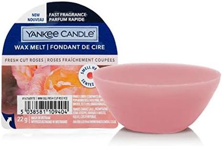 Yankee Candle Wax Melts | Fresh Cut Roses | Up to 8 Hours of Fragrance | 1 Count