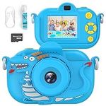 ENGUNS Kids Camera for Boys Age 3-12 Toddlers, 32MP HD Digital Camera for Kids, Boys Birthday Gifts Toys Children Kid Selfie Camera Toddler Camera