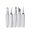 Svojas Soldering Iron Bit Round Flat Pointed Set Compatible for - 936, 937, 907 & other 900 Series, 5Pcs