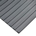 Rubber-Cal 03_167_W_WR_20 "Wide Rib" Corrugated Rubber Floor Mat-1/8" Thick X 3' X 20' Roll Black