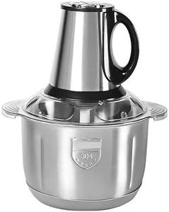 Kriva Stainless Steel 5L Electric Meat Grinder|Multi Function Food Processor For Home,Kitchen,Restaurants|3-Speed Control Food Chopper Blender For Vegetables,Onion,Garlic,Fruits,Nuts,500 Watts