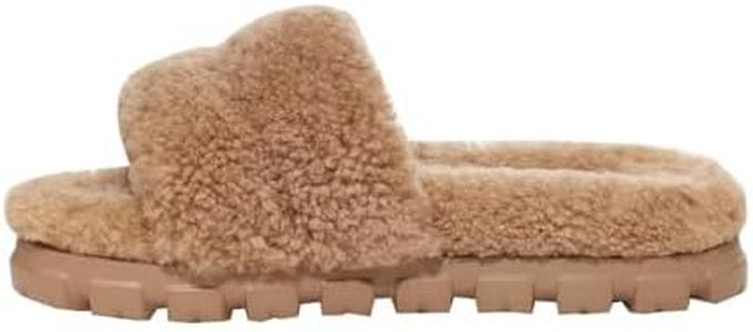 UGG Women's Cozetta Curly Slipper, Chestnut, Numeric_8