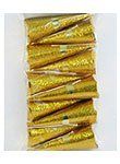 Deluxe Party Popper Cones - Gold