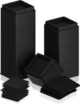 Utopia Bedding Bed Risers 3 Inch - Pack of 8 - Adjustable Furniture Risers 3 & 6 inch - Anti Slip Foam & Rubber Pad - Stackable Bed Lifts Risers Heavy Duty for Sofa, Bed, Table, Couch & Chair (Black)