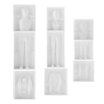 Baking,3D People Shaped Family Set Fondant Cake Molds DIY Pastry Baking Decoration Mould Bakeware