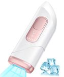 AMINZER IPL Hair Removal Device with Ice Cooling System, Laser Hair Removal Device 600nm-1200nm Red Light, 5 Energy Levels, Unlimited Flashes, Painless IPL Laser Hair Remover for Women Men