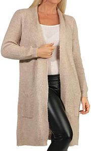 Only Onljade L/S Cardigan Knt Noos, Maglione cardigan Donna, Whitecap Gray Detail W Melange, M