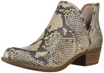 Lucky Brand Women's Baley Ankle Boot, Chinchilla, 5.5