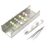 UPTTHOW Bead Baking Rack, Polymer Clay Tools, Drying Rack for Polymer Clay Jewelry Making Tool with 20 Skewers