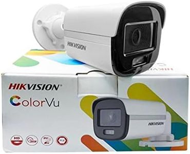 HIKVISION 2MP ColorVu Bullet Camera DS-2CE10DF0T-PFS IP67 White Wired 1Full HD 1080p