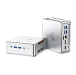 KAMRUI Hyper H2 Mini PC, Intel Core i5-14450HX Mini Desktop Computer (Up to 4.8GHz, 10C/16T), 32GB RAM 1TB PCle4.0 SSD Mini Computers, Triple 4K Display, HDMI, DP, WiFi6, BT5.2, Office Home