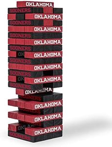 Wild Sports NCAA Oklahoma Sooners Table Top Stackers 3" x 1" x .5", Team Color