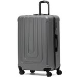 Flight Knight Premium Lightweight Suitcase - Built-in TSA Lock - 8 Spinner Wheels - ABS Hard Shell Check in Highly Durable Luggage - Medium - 67x45x26cm