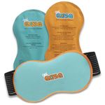 GelEase Reusable Hot and Cold Compress for Injuries, Lightweight Reusable with Flexible Strap for Arms, Legs, Knees & Shoulders, Therapeutic Pain Relief for Joints and Muscles Pack of 2, 26.5cm x 14cm