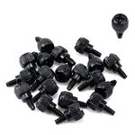 Mewutal 20 x Computer Case Thumb Screws, (6-32 Thread) PC Computer Case Fastener Thumb Screws, Black