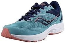 Saucony Women's Cohesion 15 Running Shoe, Rain/Sodalite, 10